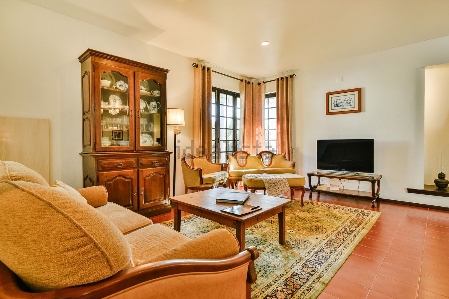 小楼房或独栋别墅出售在Centro - 客厅