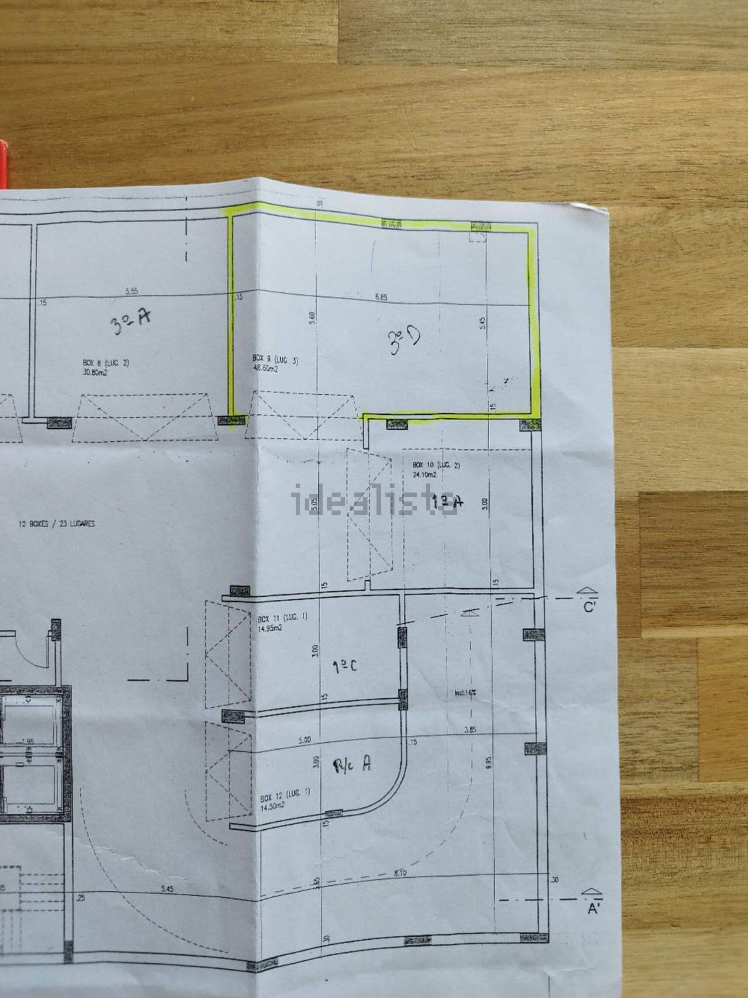 公寓 t3出售在Avenida Capitão Salgueiro Maia - 平面图