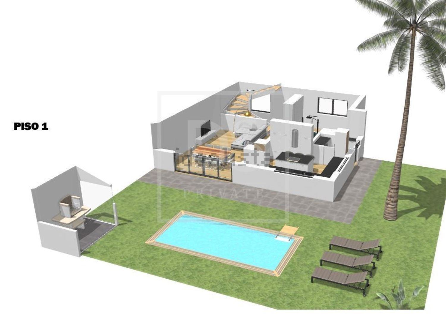 小楼房或独栋别墅出售在Santa Iria de Azoia - São João da Talha - Bobadela - 平面图