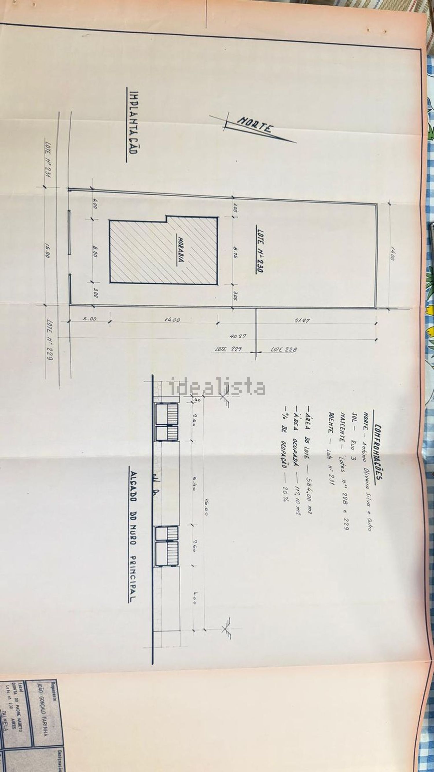 小楼房或独栋别墅出售在Quinta de Asseca - Padre Nabeto - 平面图