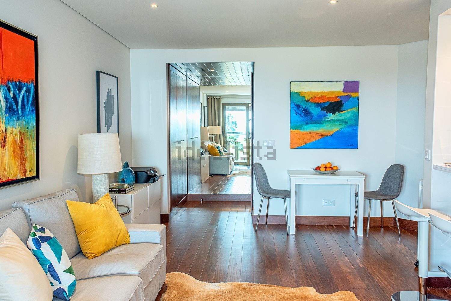 出租公寓 t1在Rua da Torre - 客厅