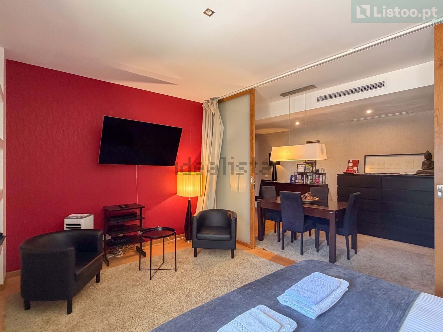 公寓 t2出售在Rua Manuel Teixeira Gomes - 客厅