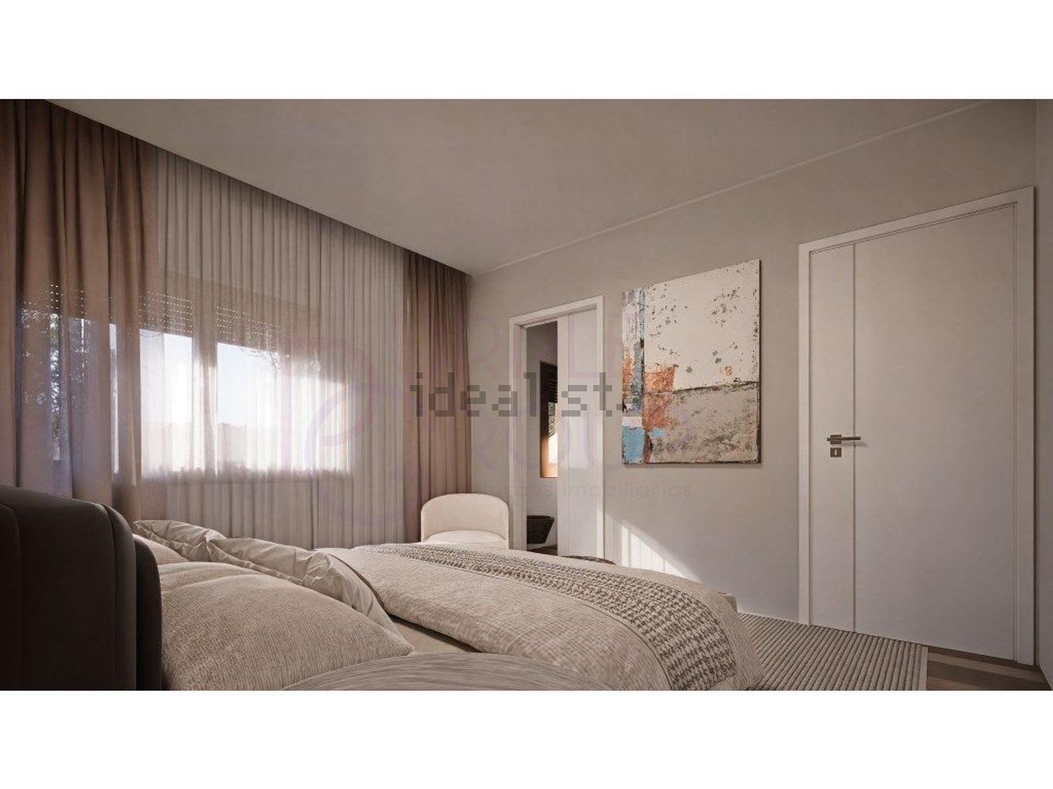 双拼别墅出售在Pinhal do General - 卧室