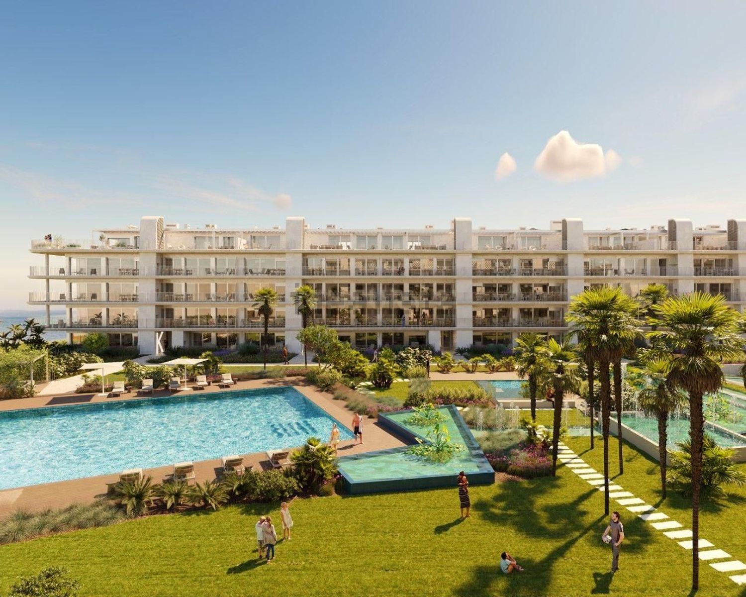 出租公寓 t1在Alcochete - 游泳池