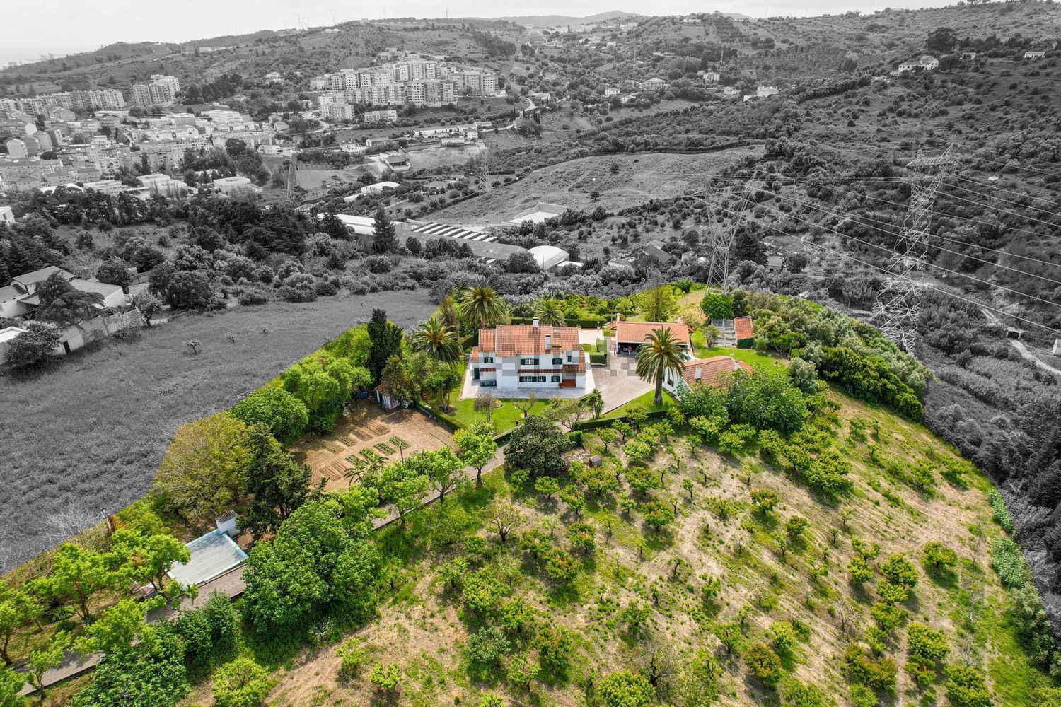 小楼房或独栋别墅出售Estr. da Serralheira de Baixo - 视线