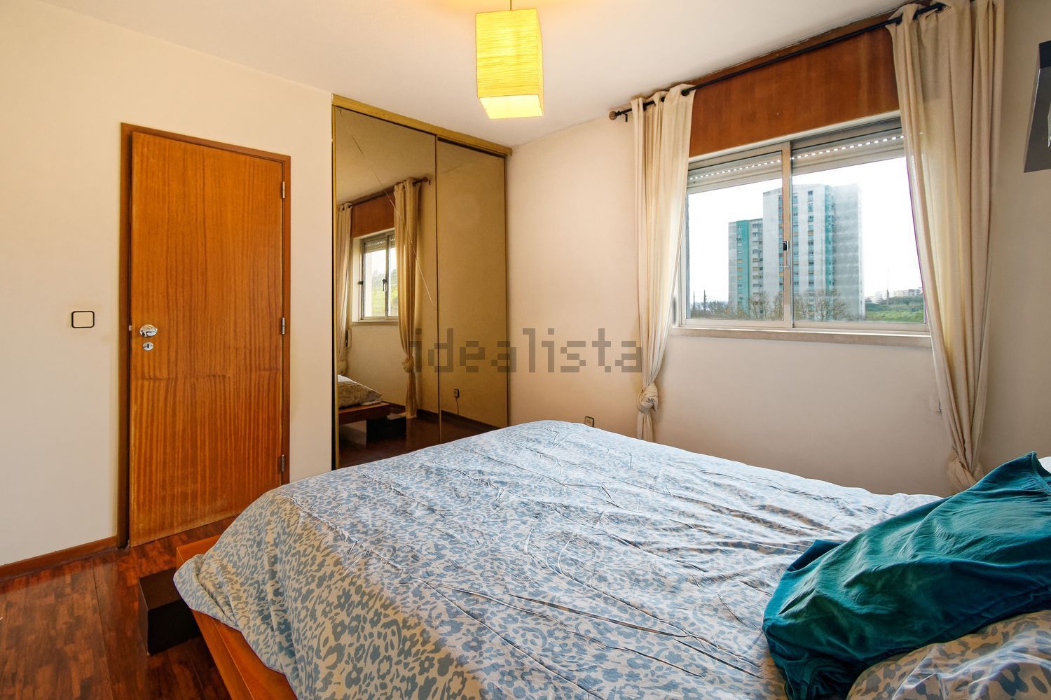 出租公寓 t2在Rua Abel Teixeira Pinto - 卧室