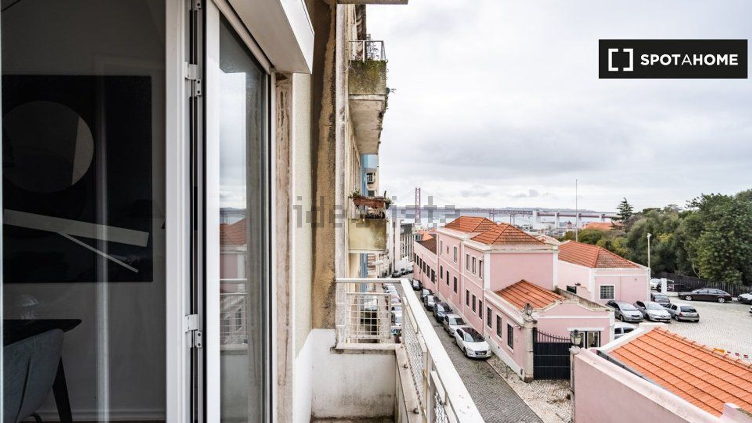 出租公寓 t2Calçada Necessidades - 阳台