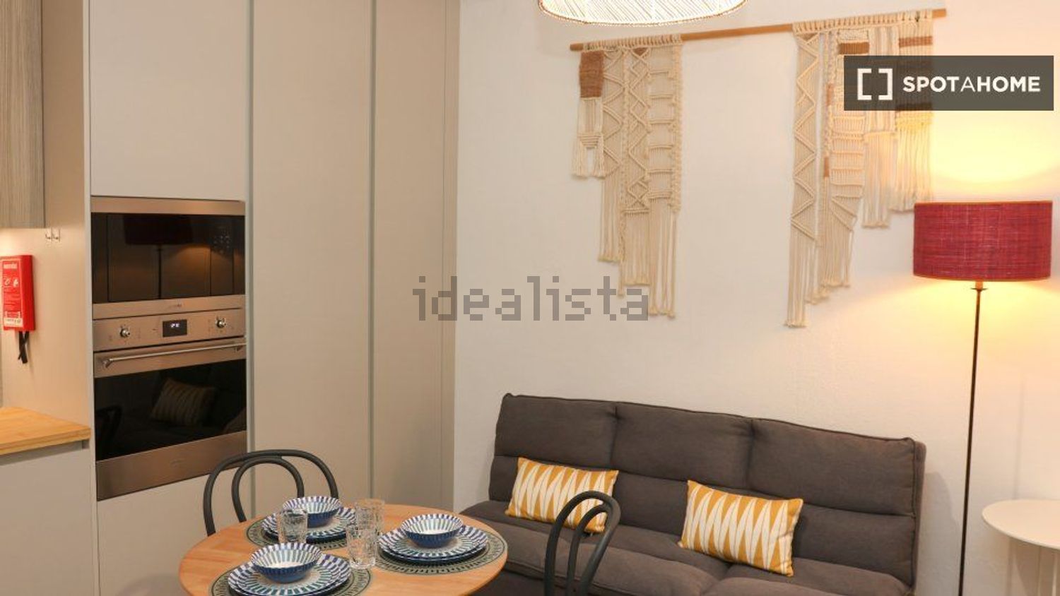 出租公寓 t2Costa do Castelo - 客厅