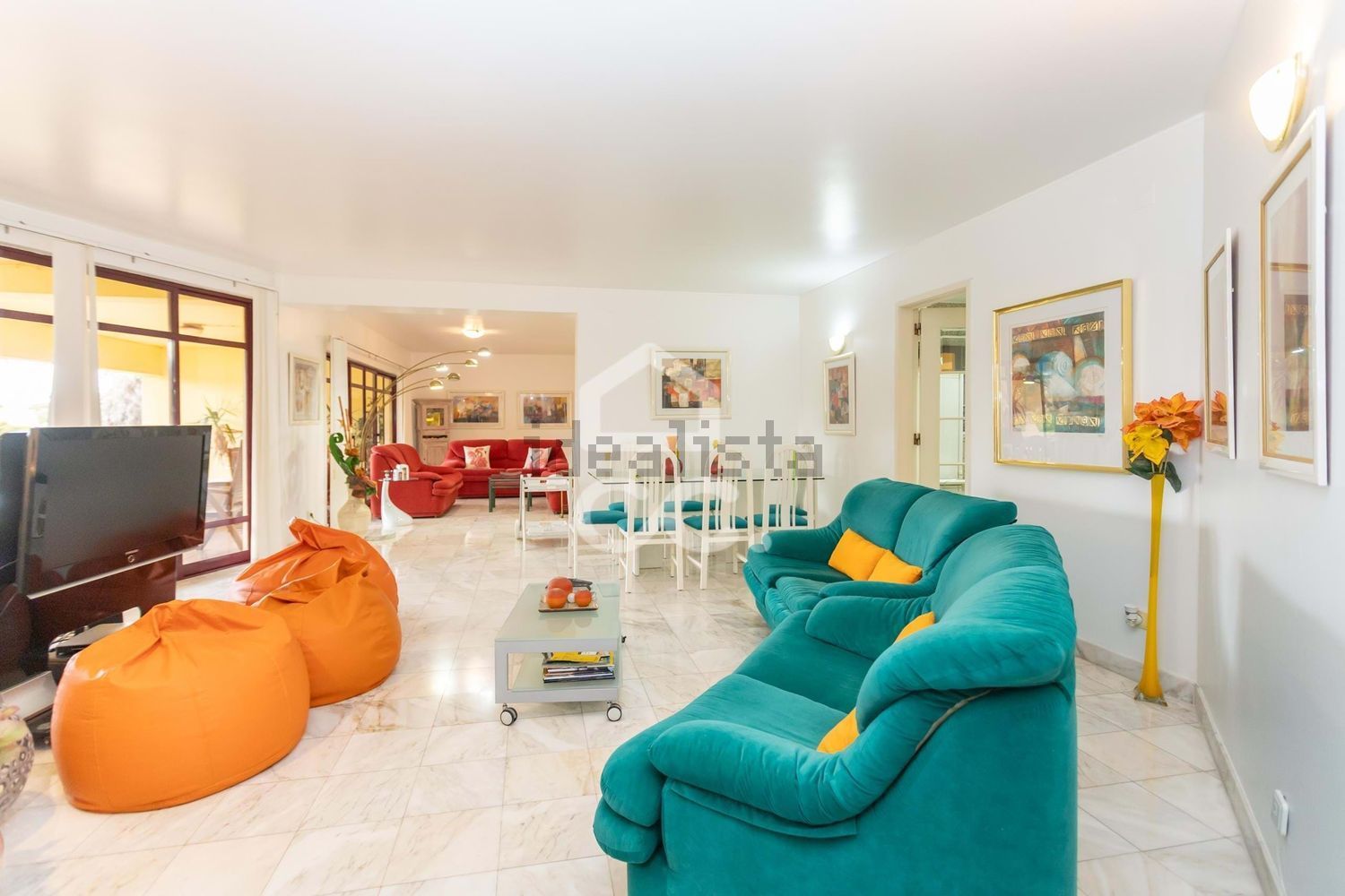 复式公寓出售在Soltróia - 客厅