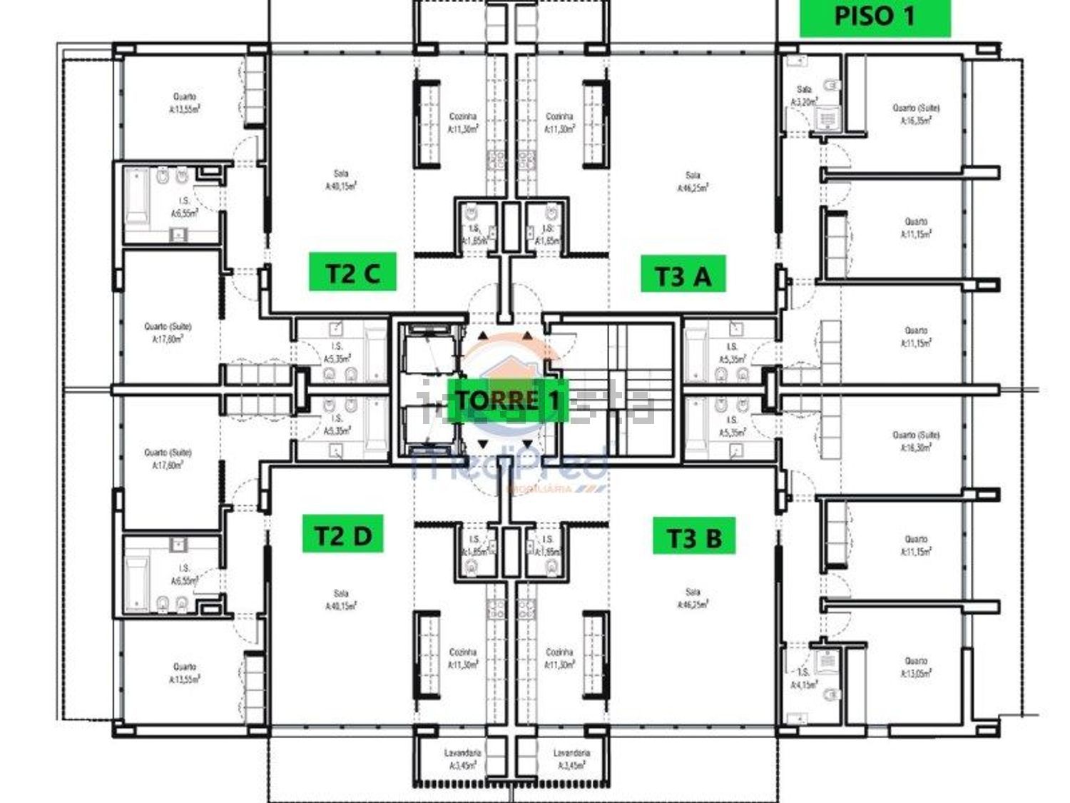 公寓 t2出售在Pontinha e Famões - 平面图