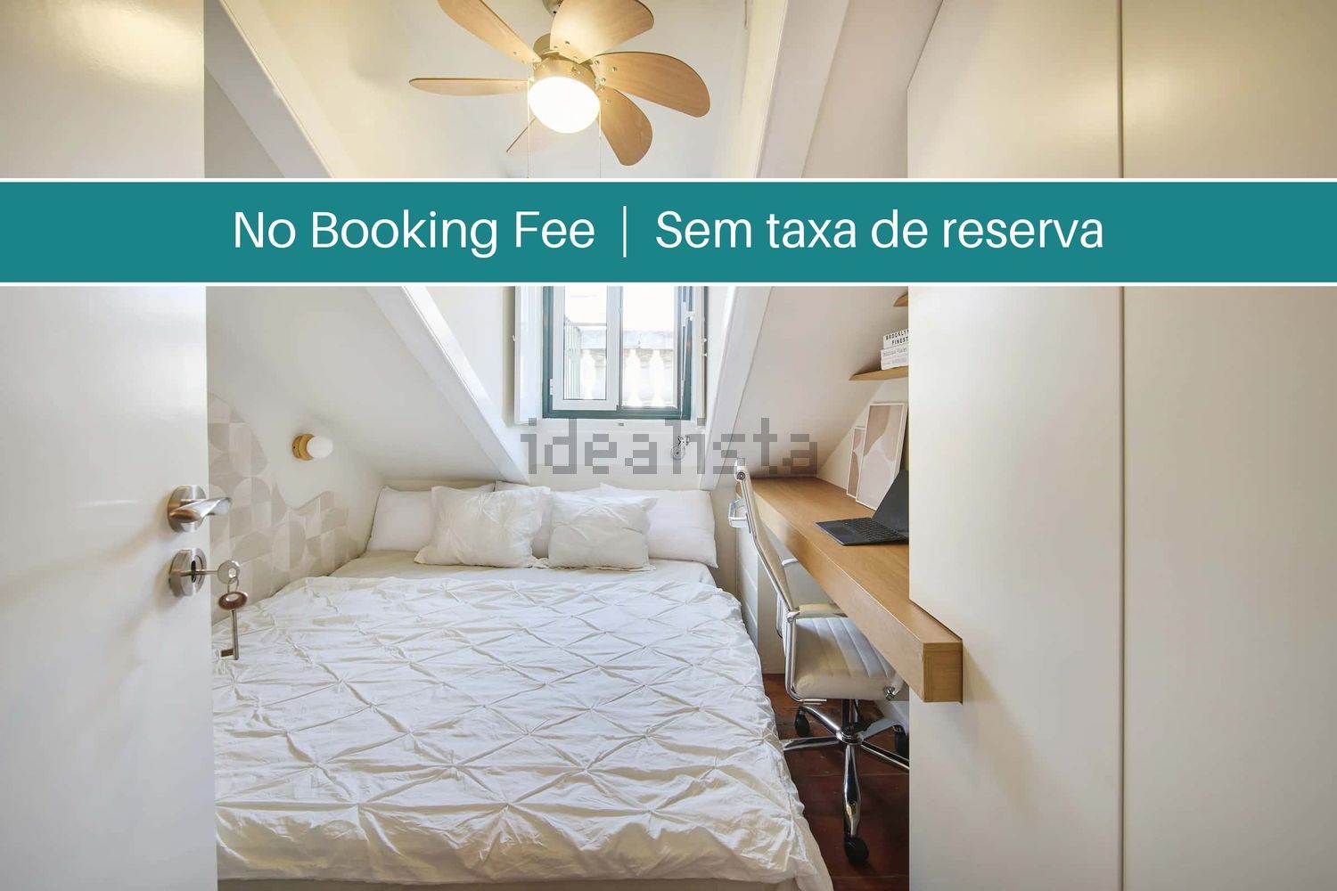 出租房间在Largo Vitorino Damásio, 2 - 卧室