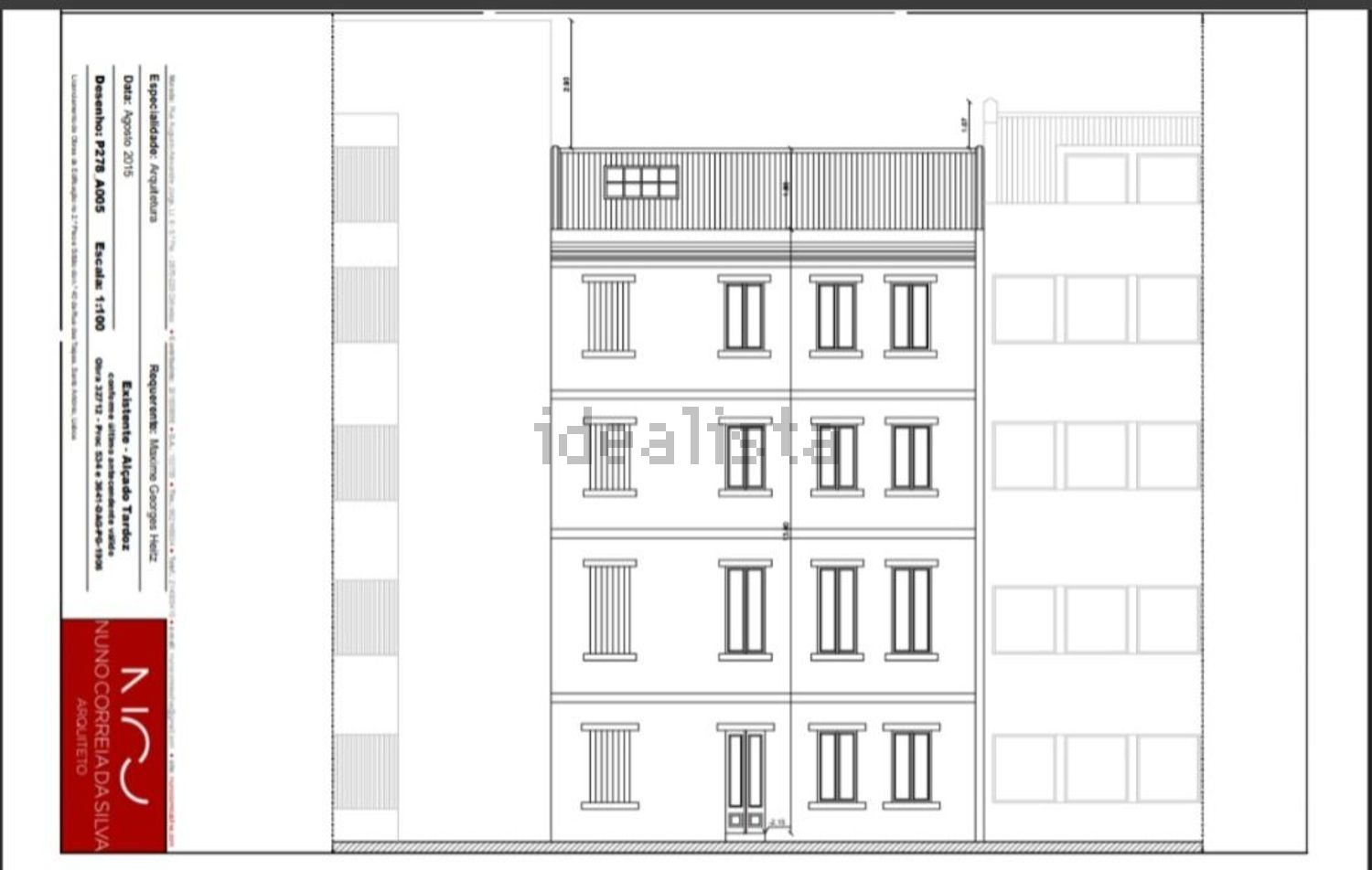 复式公寓出售在Rua das Taipas - 平面图