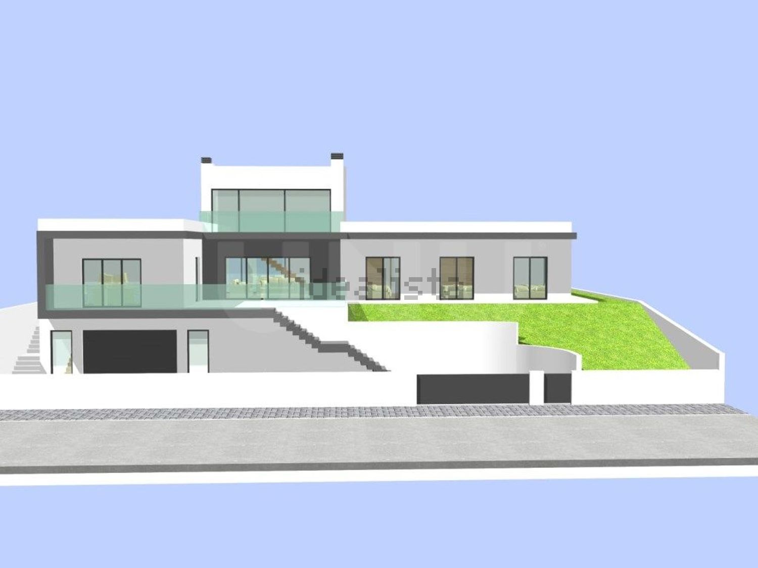 小楼房或独栋别墅出售在Rua da Estrada Militar - 外立面