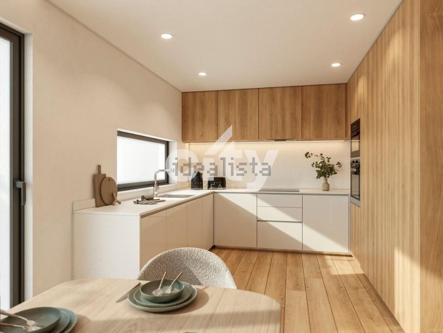 公寓 t2出售在Rua Eurico Rodrigues Lima, 3 a - 厨房