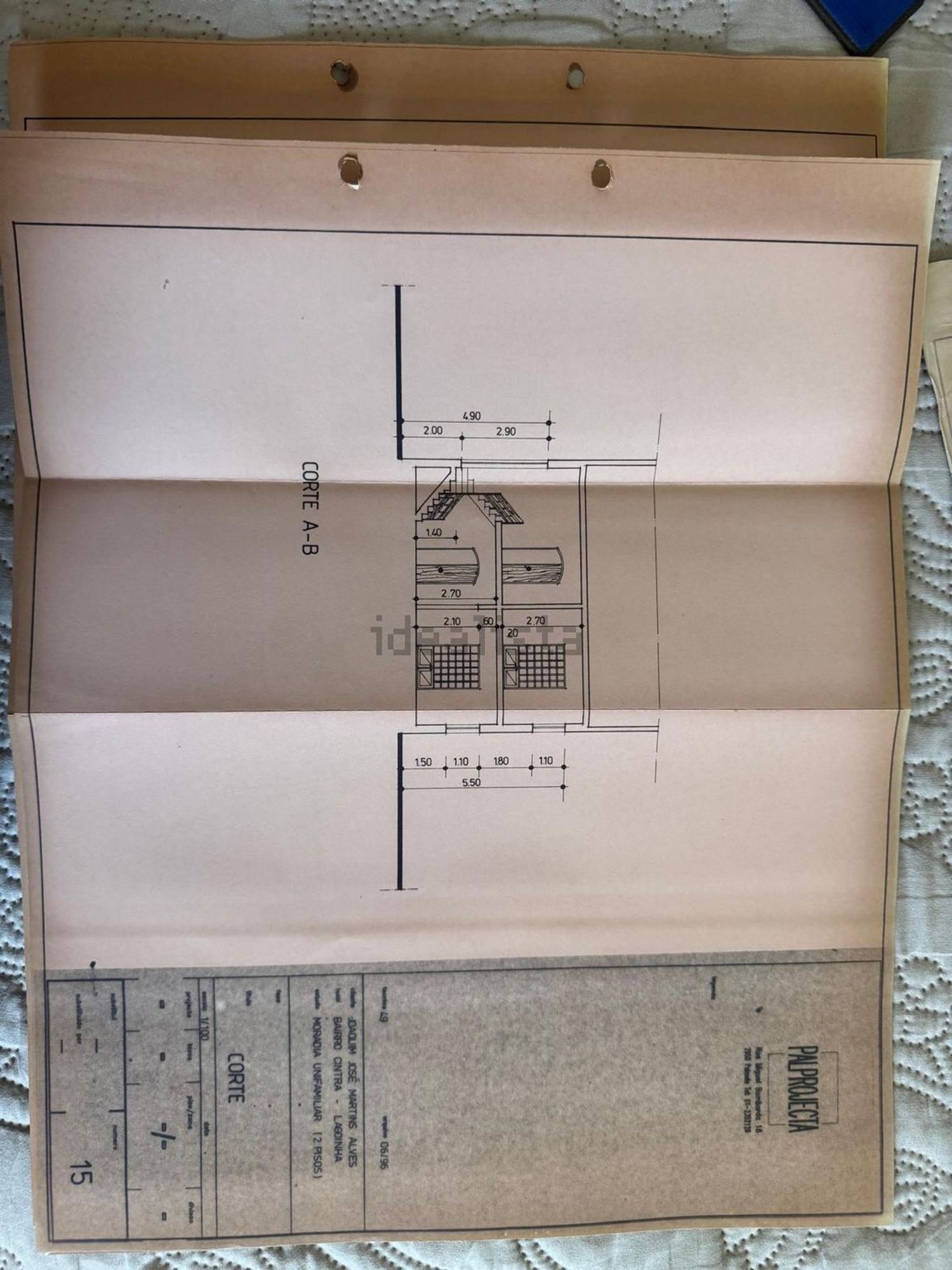 小楼房或独栋别墅出售在Lagoinha - Vale de Touros - 平面图