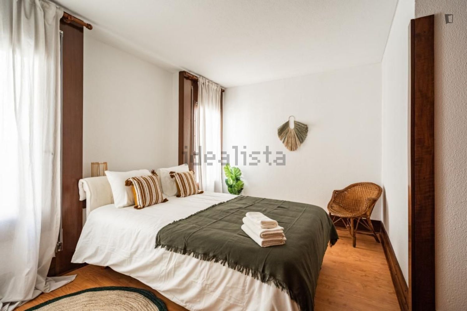 出租公寓 t2在Rua da Azinheira - 卧室