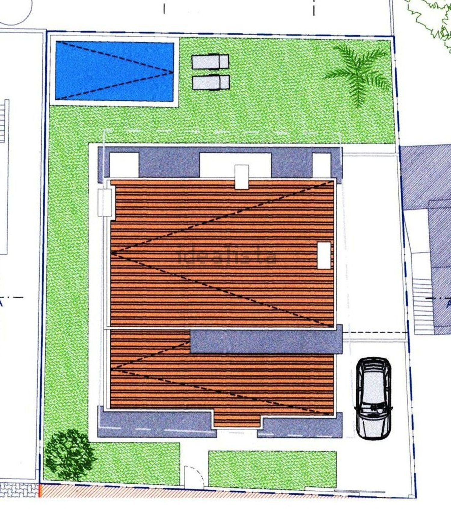 小楼房或独栋别墅出售在Vale de Choupos - Choilo - Galeotas - 平面图