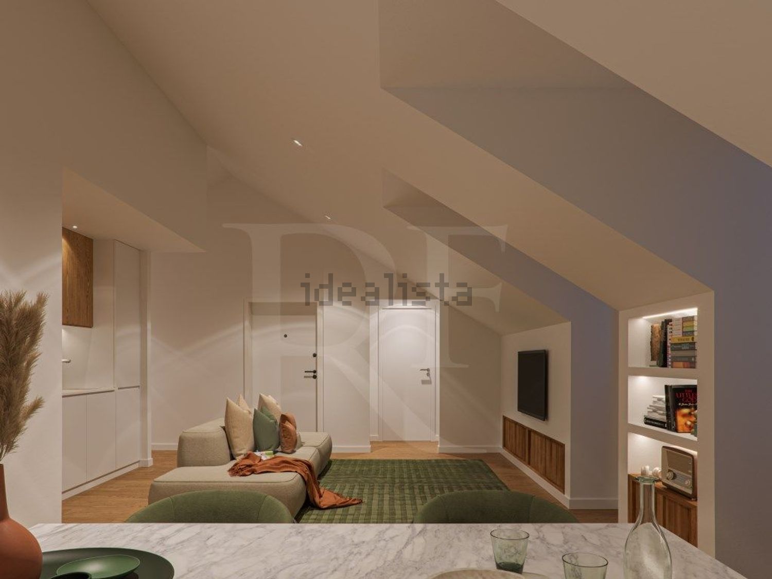 顶层公寓出售在Bairro dos Actores - Barão Sabrosa - 客厅