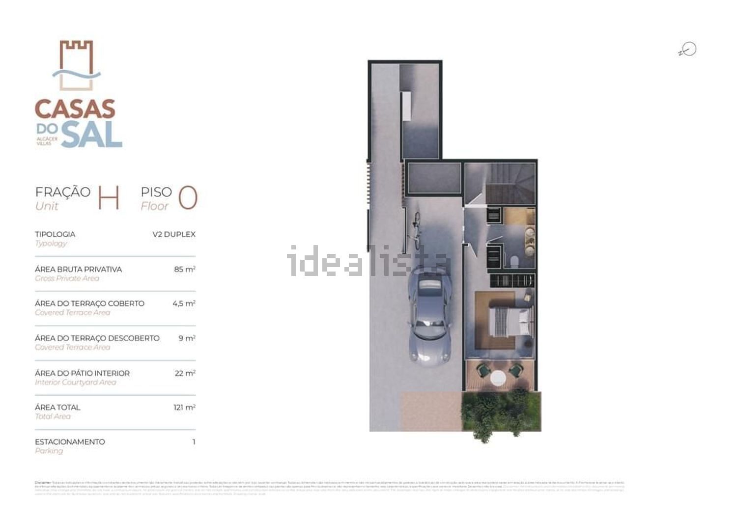 小楼房或别墅出售在Alcácer do Sal e Santa Susana - 平面图