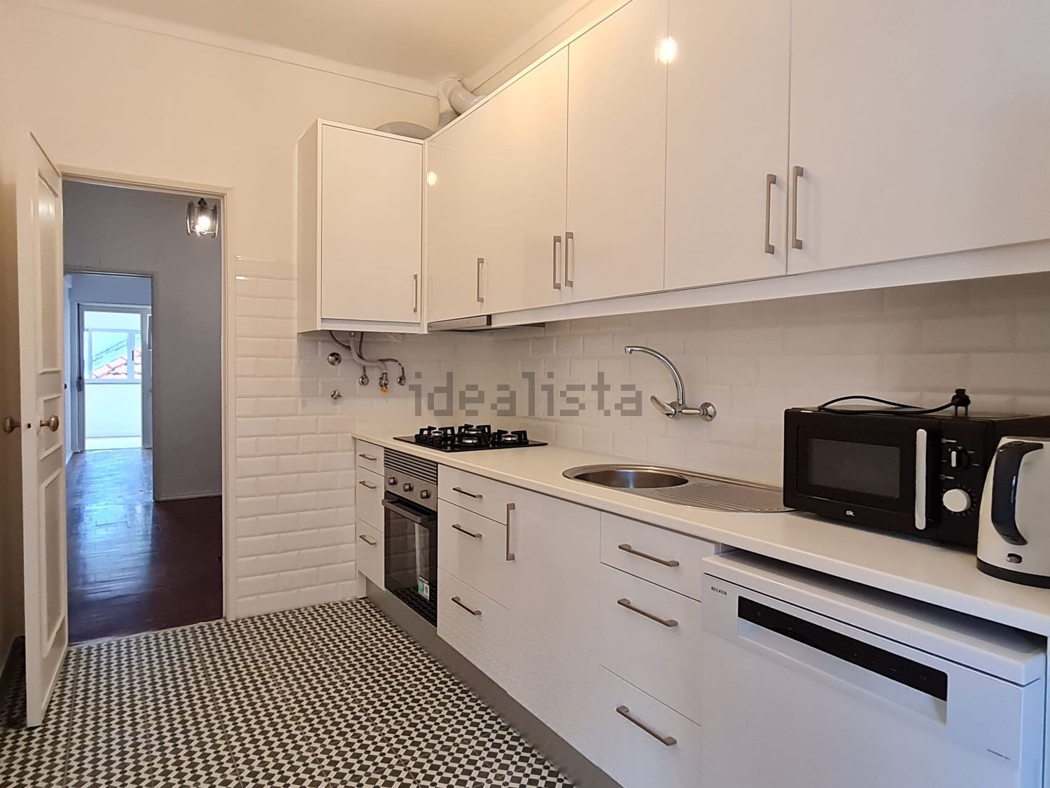 出租公寓 t2在Rua Ginestal Machado - 厨房