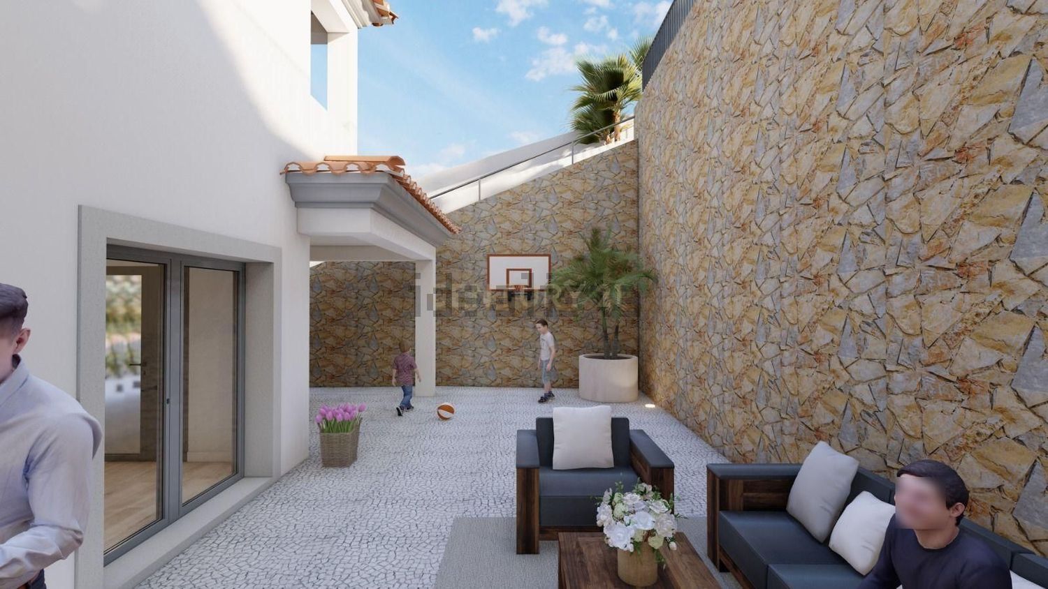 小楼房或独栋别墅出售在Rua Major António Pereira de Almeida s/n - 外立面