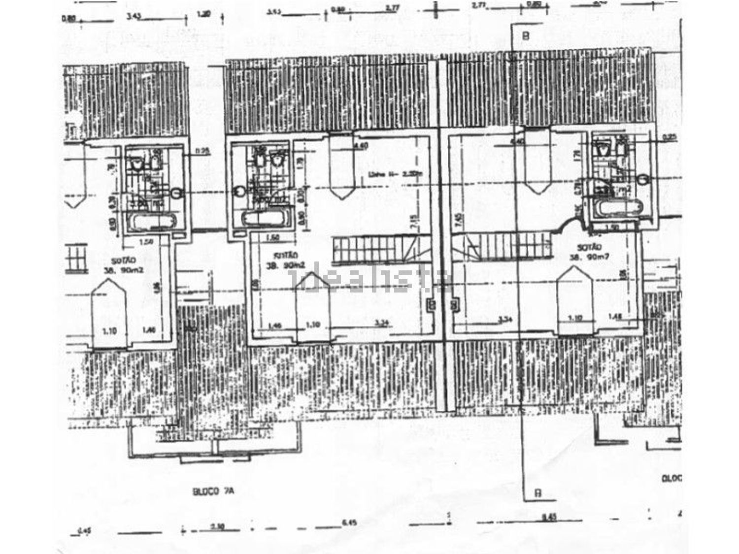 出租复式公寓在Vale de Choupos - Choilo - Galeotas - 平面图