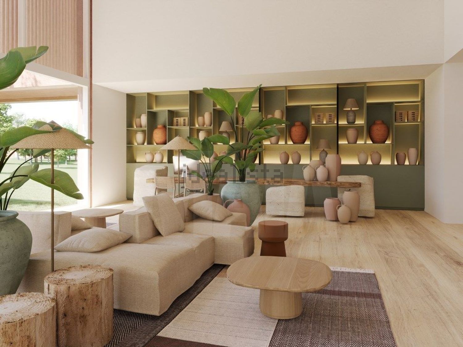 小楼房或独栋别墅出售在Melides - 客厅