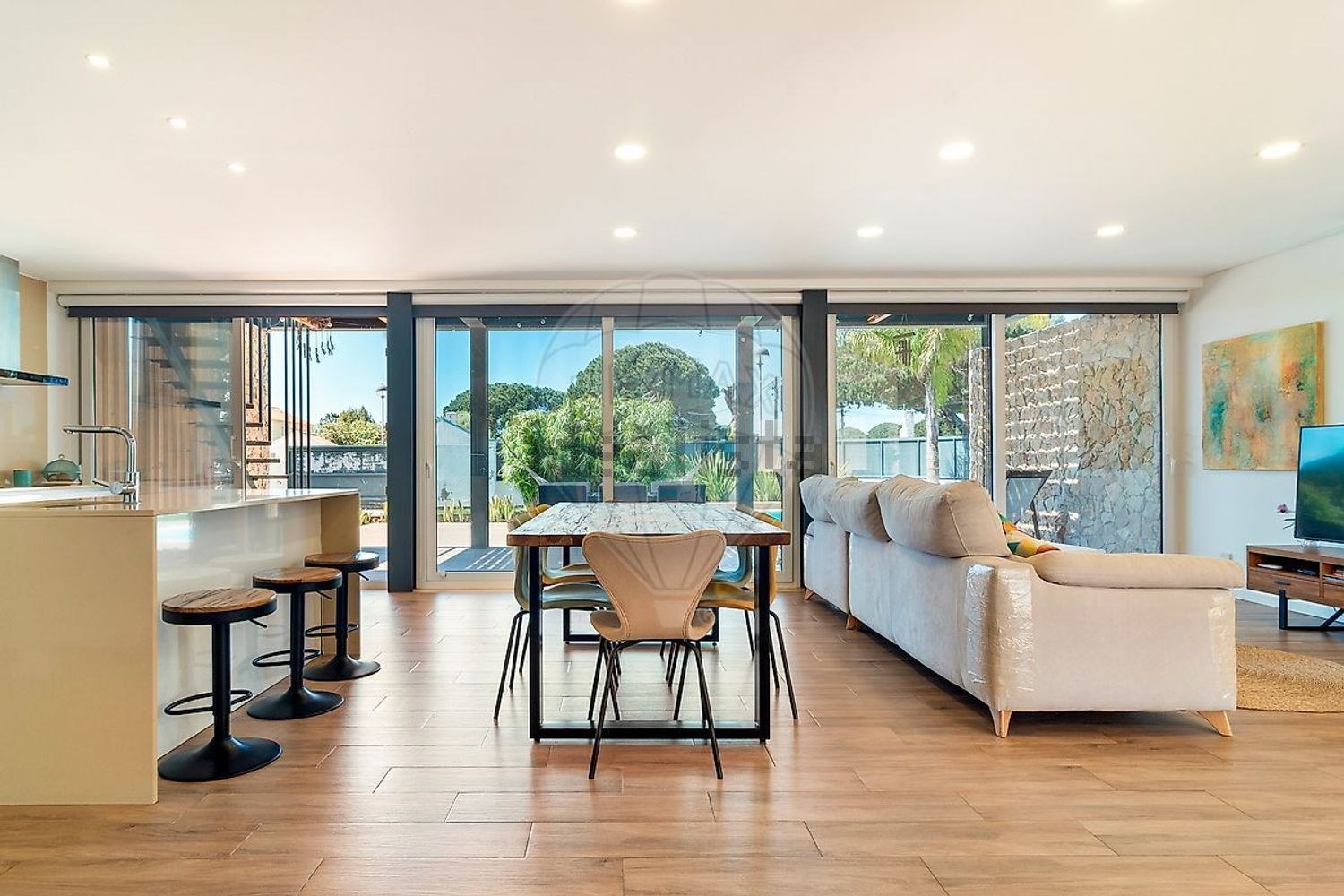 小楼房或独栋别墅出售在Rua dos Campos - 客厅