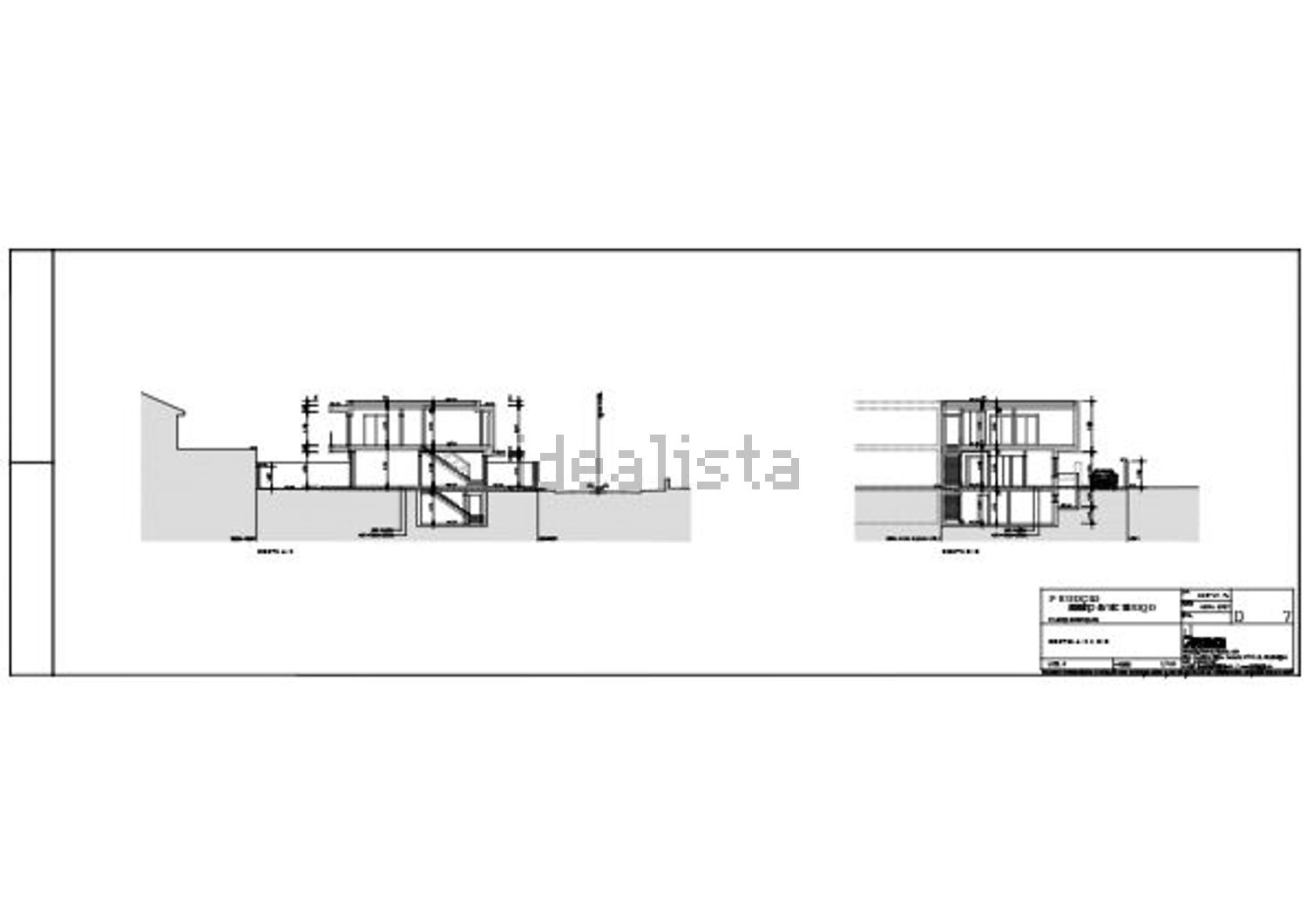 双拼别墅出售在Rua das Flores - 平面图