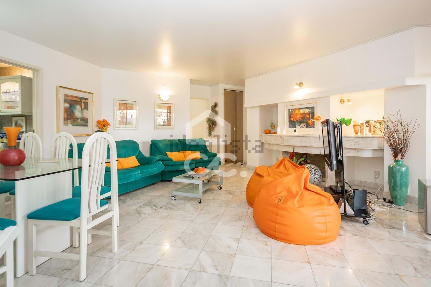 复式公寓出售在Soltróia - 客厅