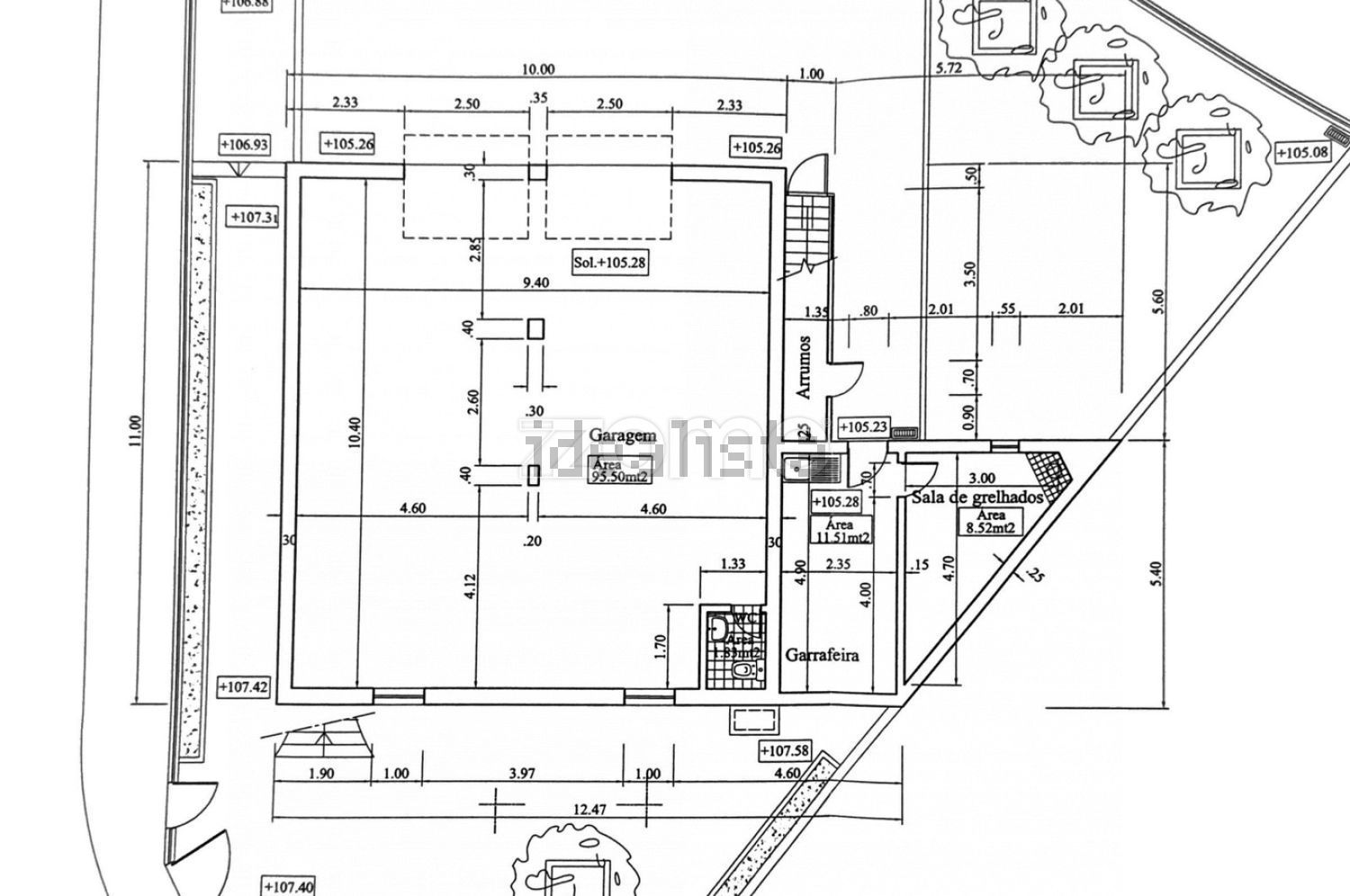小楼房或独栋别墅出售在Rua Faustino Freitas, 31 - 平面图
