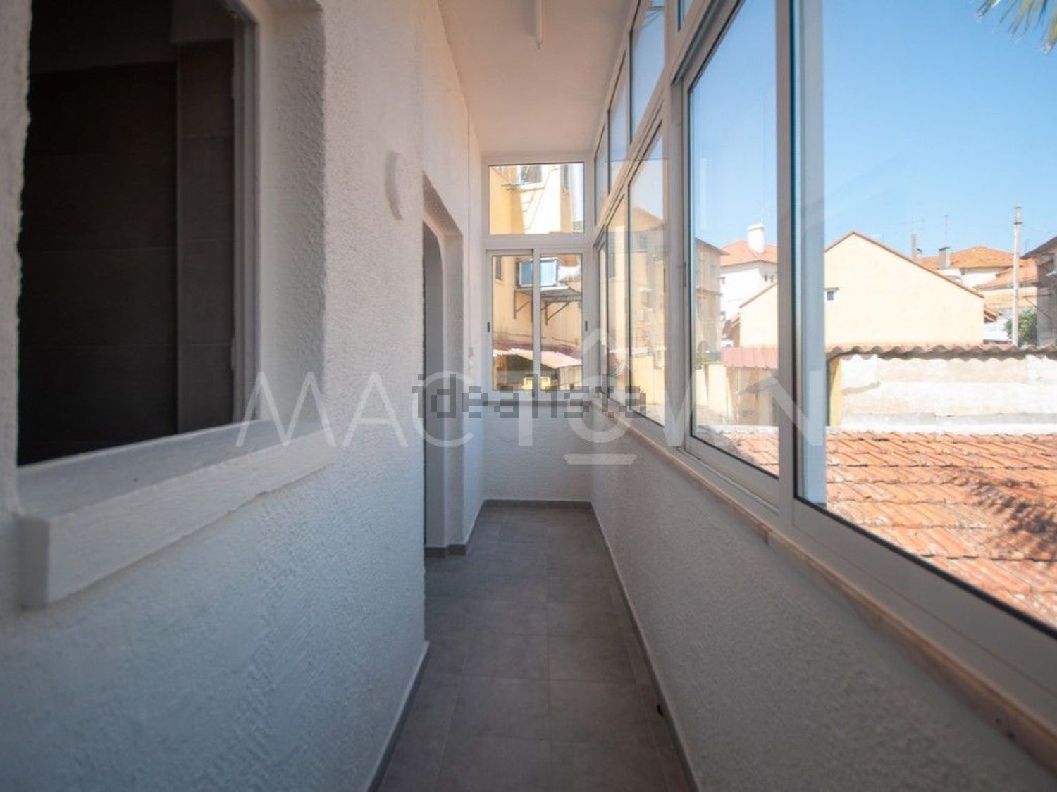 出租t0（单人公寓）Circular Norte do Bairro da Encarnação - 阳台