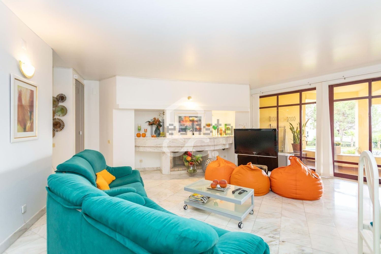 复式公寓出售在Soltróia - 客厅