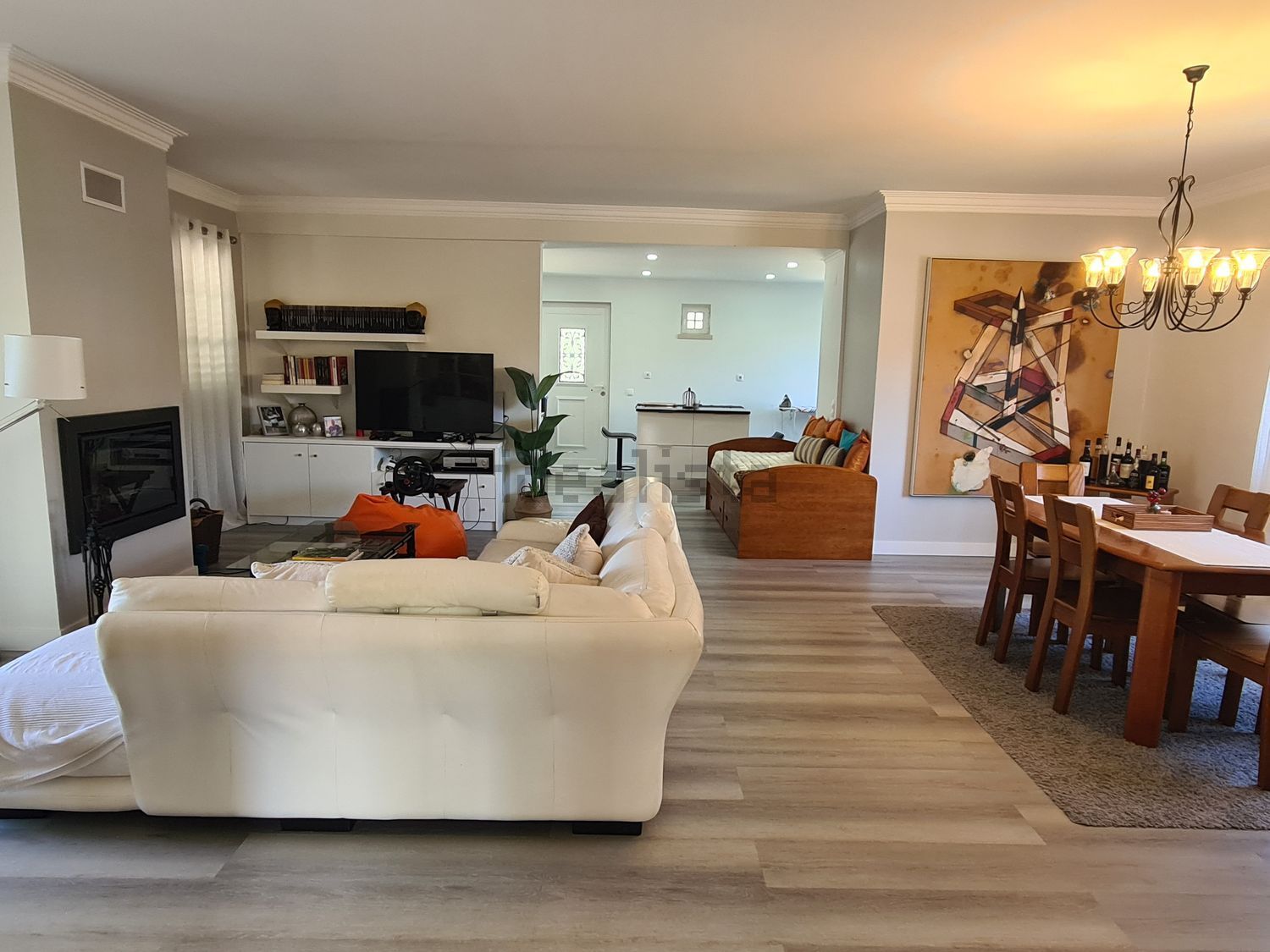 出租小楼房或独栋别墅在Herdade da Aroeira - 客厅