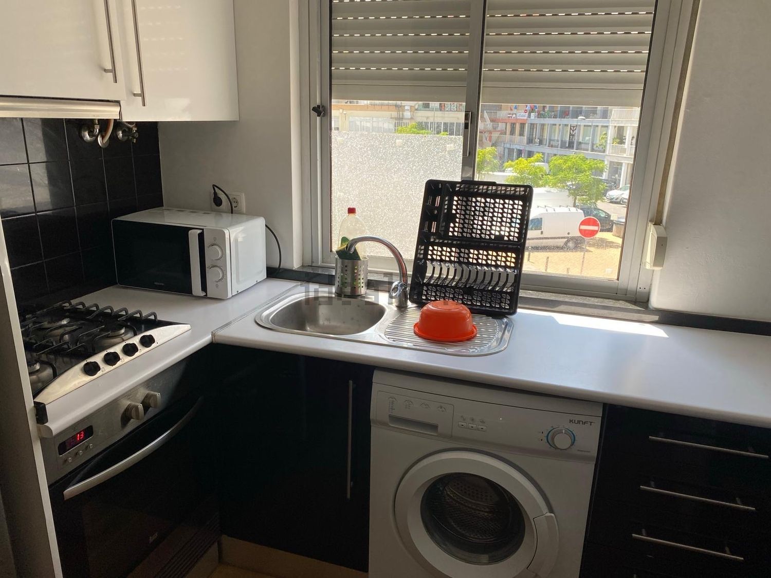 出租公寓 t1在Rua Correia Teles, 6 - 厨房