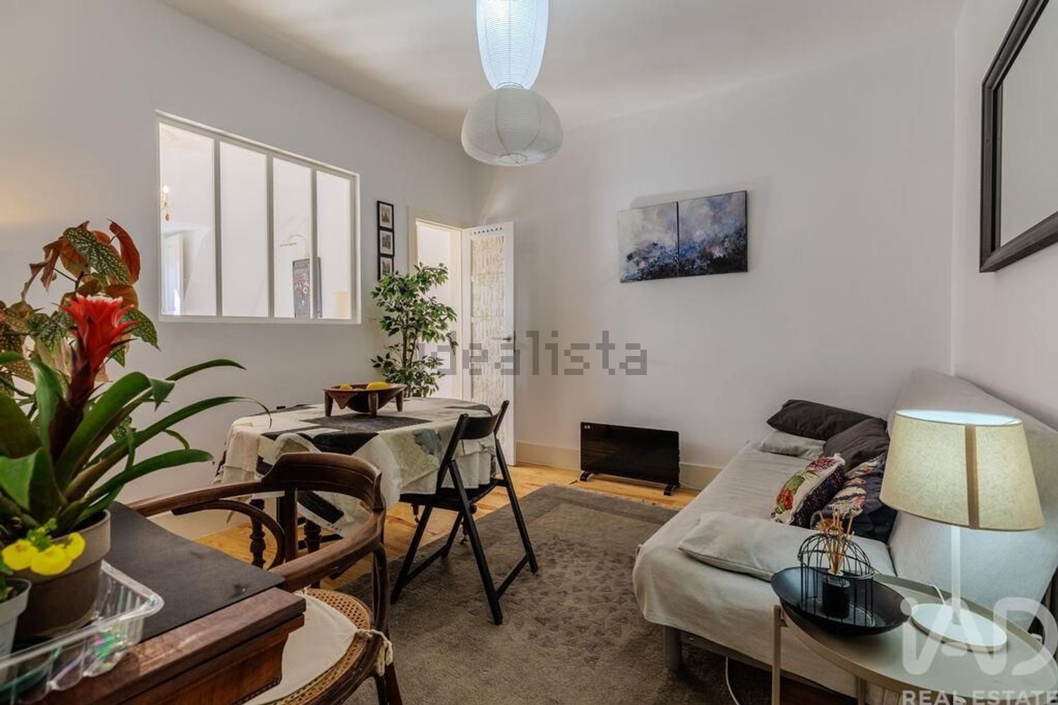 公寓 t2出售在Bairro dos Actores - Barão Sabrosa - 客厅