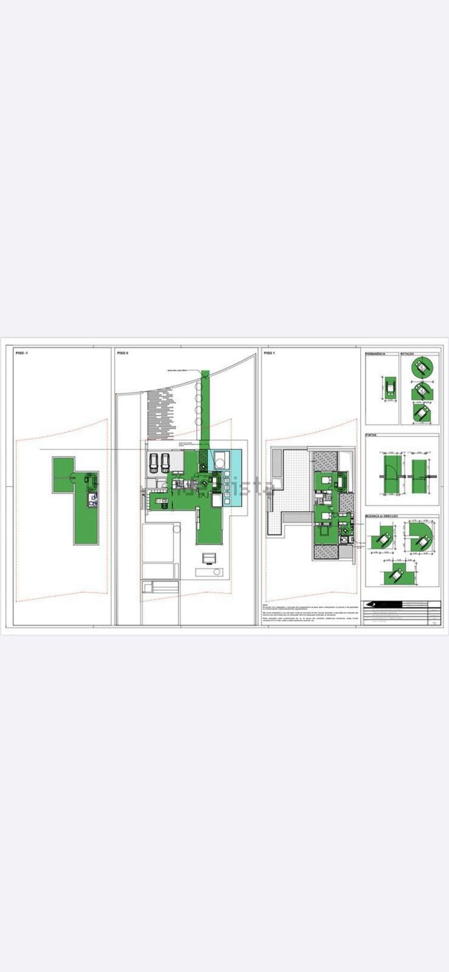 小楼房或独栋别墅出售在Rua das Mimosas - 平面图