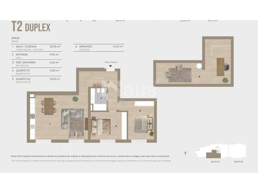 公寓 t2出售在Rua Sacadura Cabral