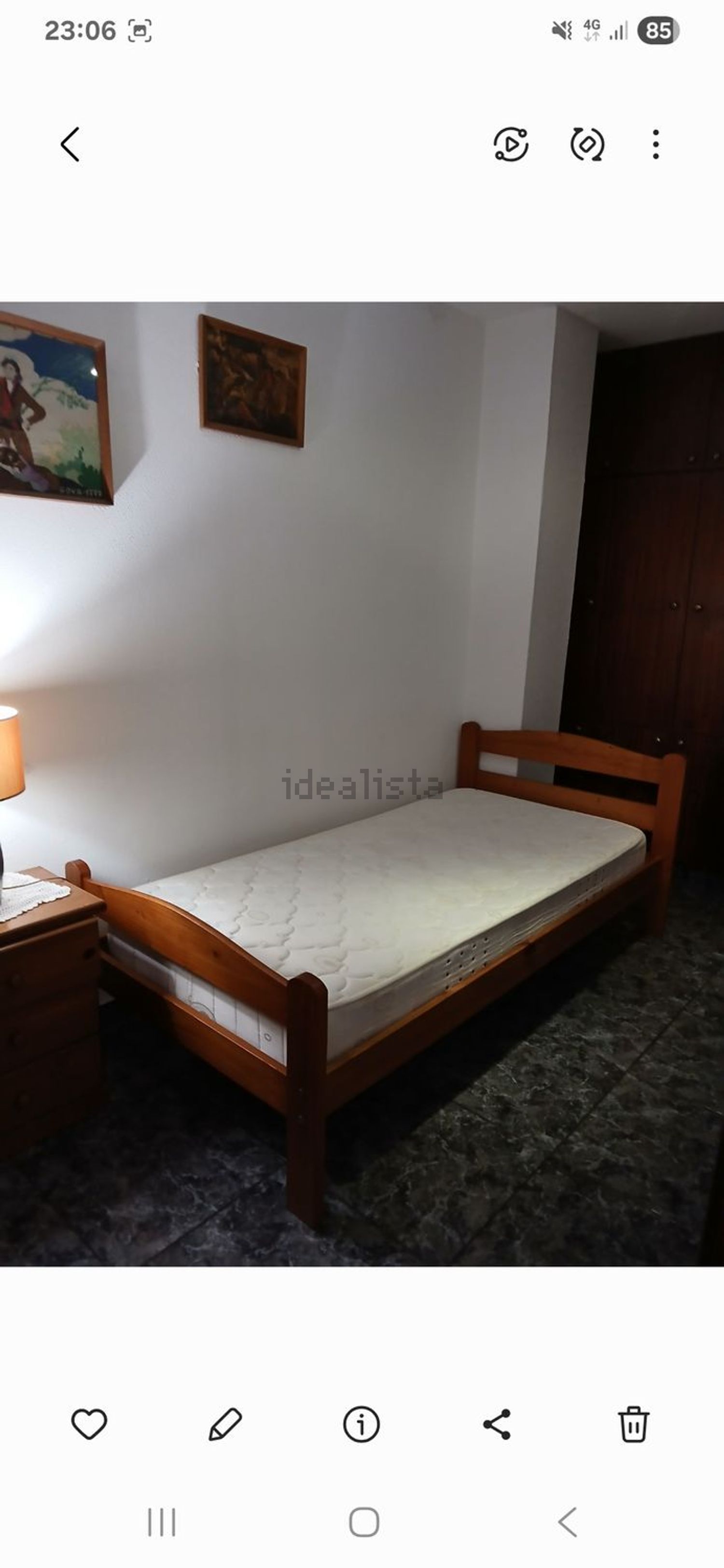 出租房间在Rua Frederico da silva, 11 - 卧室