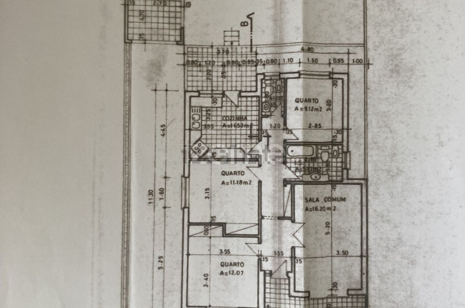 小楼房或独栋别墅出售在Rua Luís Vaz de Camões s/n - 平面图