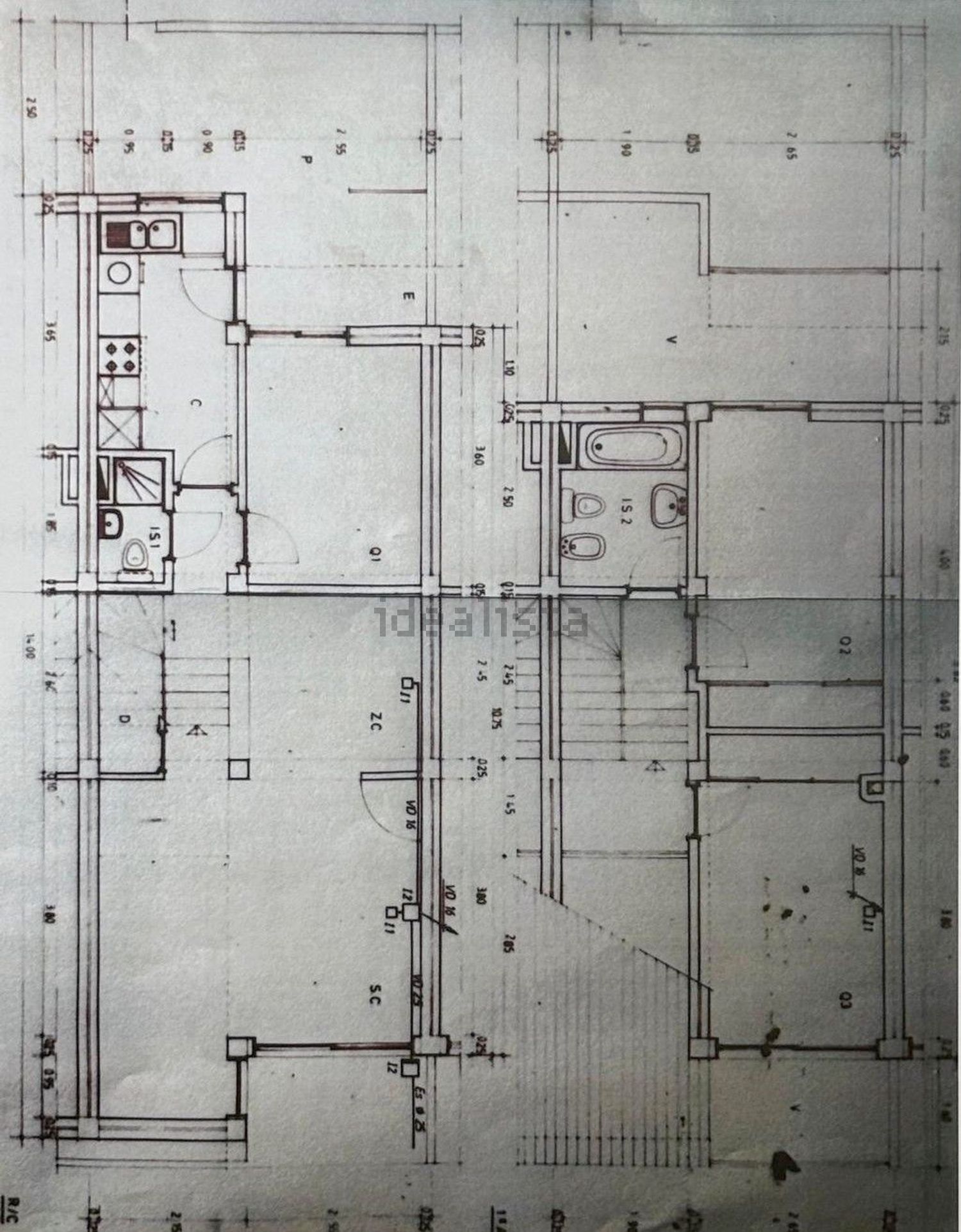 联排别墅出售Troia - 平面图