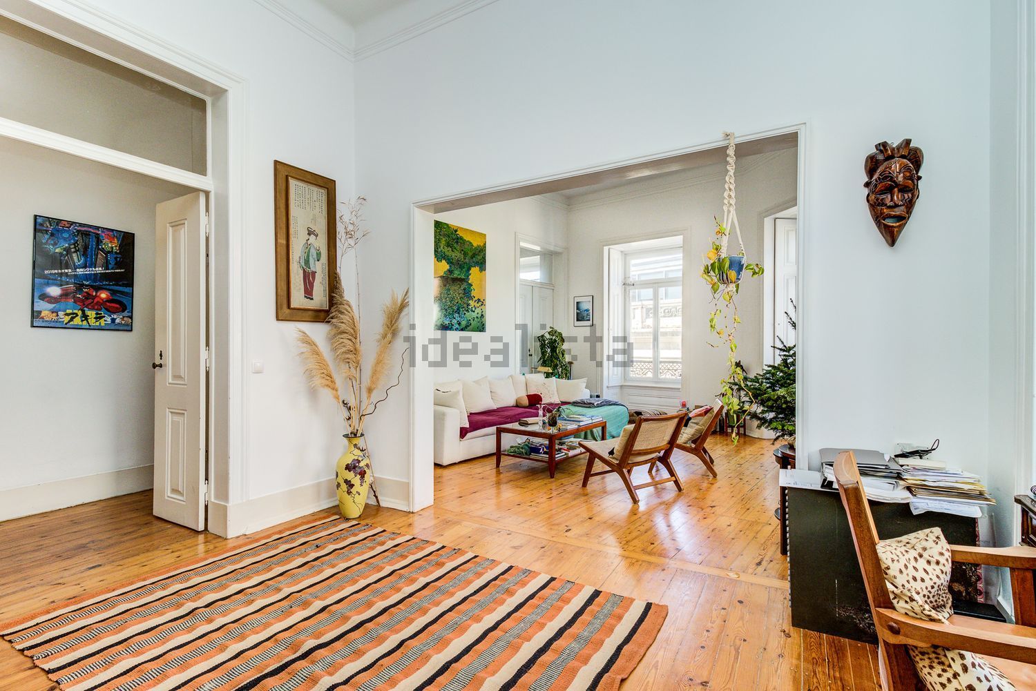 出租公寓 t4在Rua Chagas, 20 - 客厅