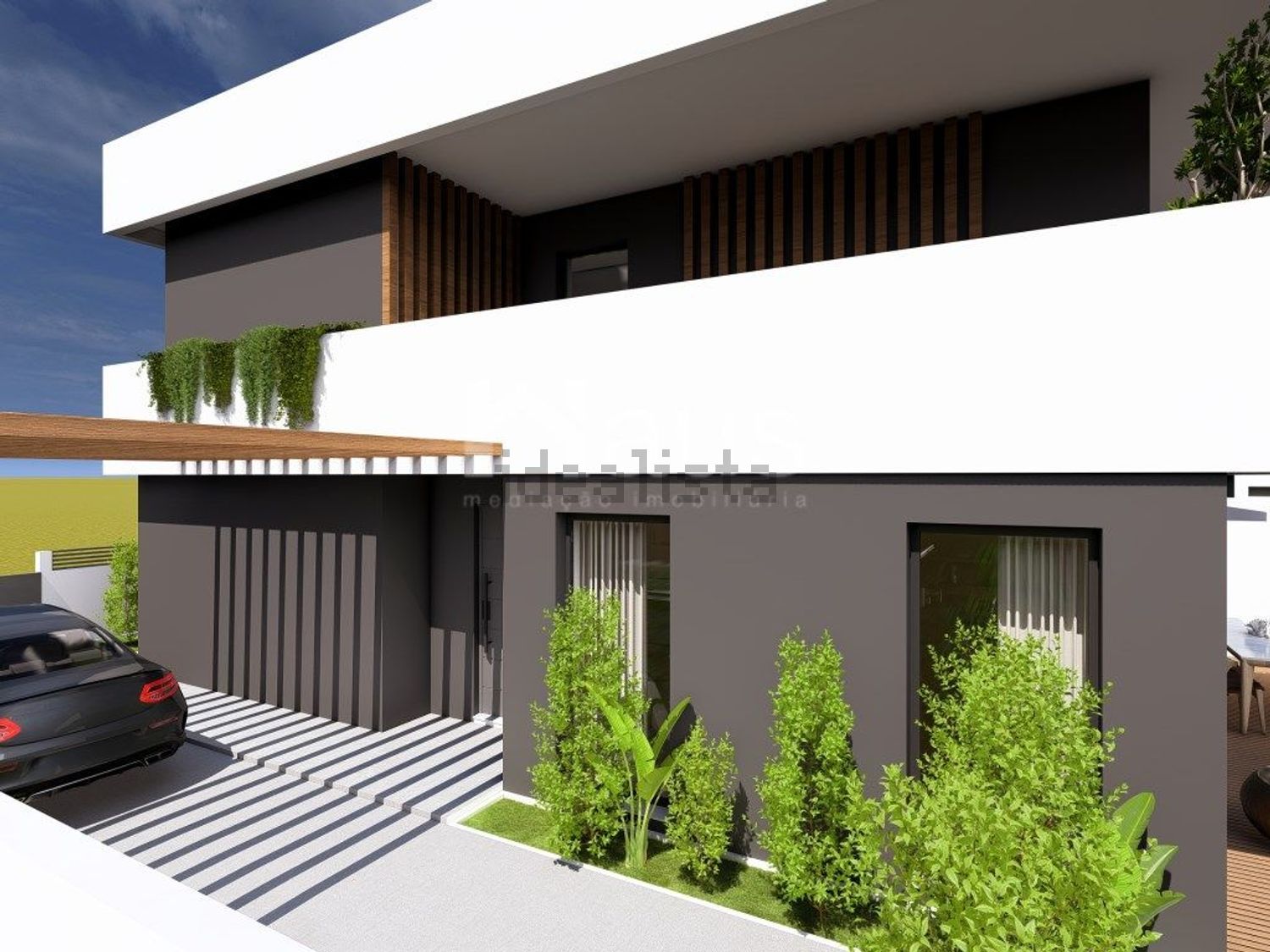 双拼别墅出售在Rua da Igreja - 外立面