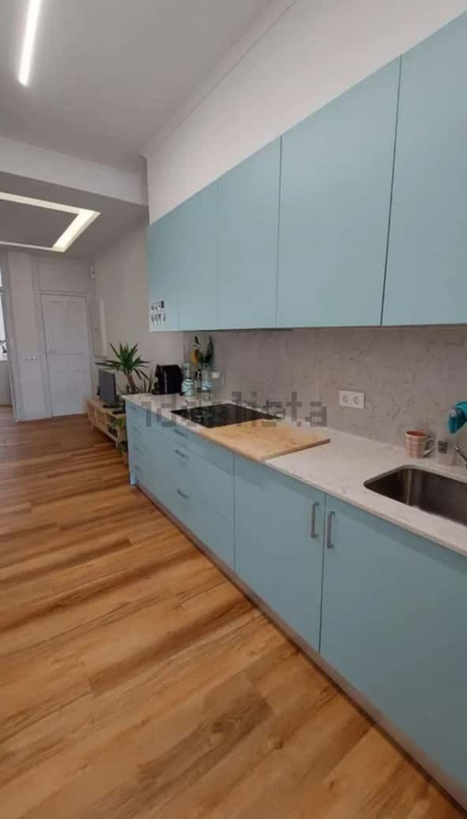 出租公寓 t2在Rua David Lopes, 36 - 厨房