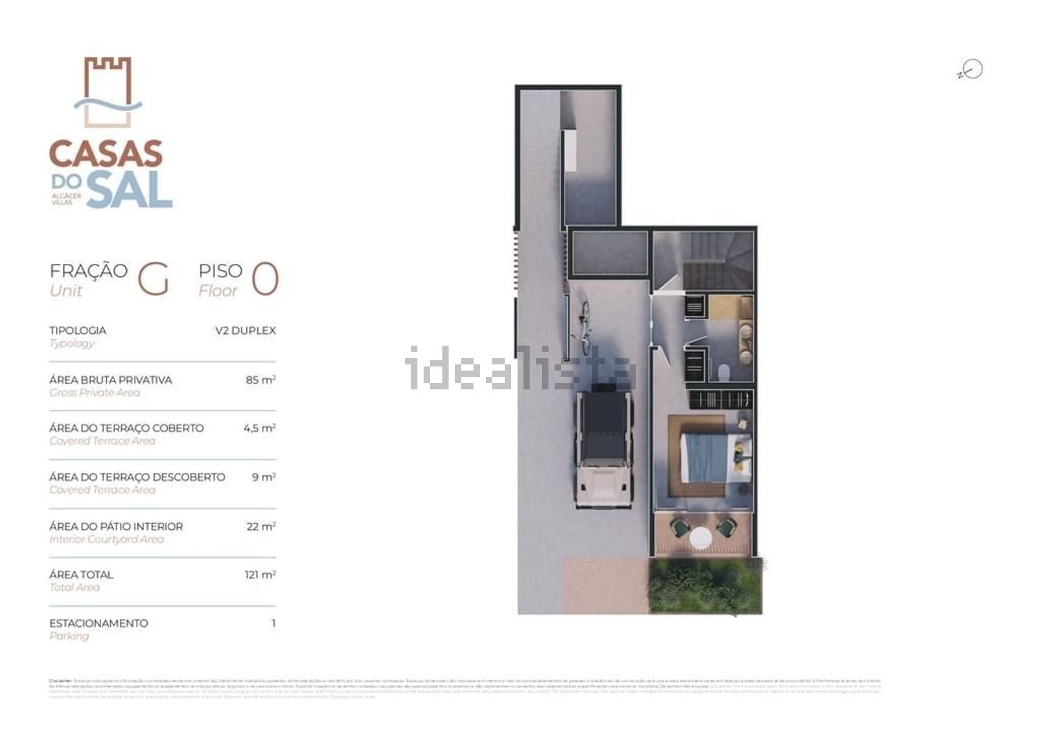 小楼房或别墅出售在Alcácer do Sal e Santa Susana - 平面图