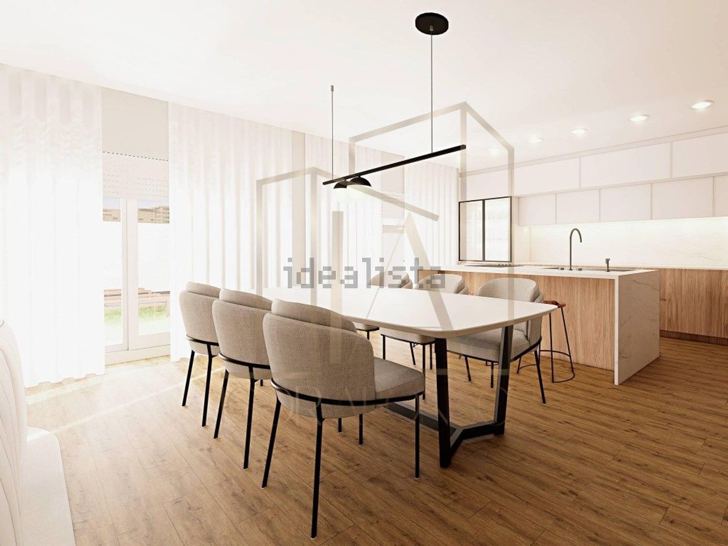 小楼房或独栋别墅出售在Pinhal do General - 厨房