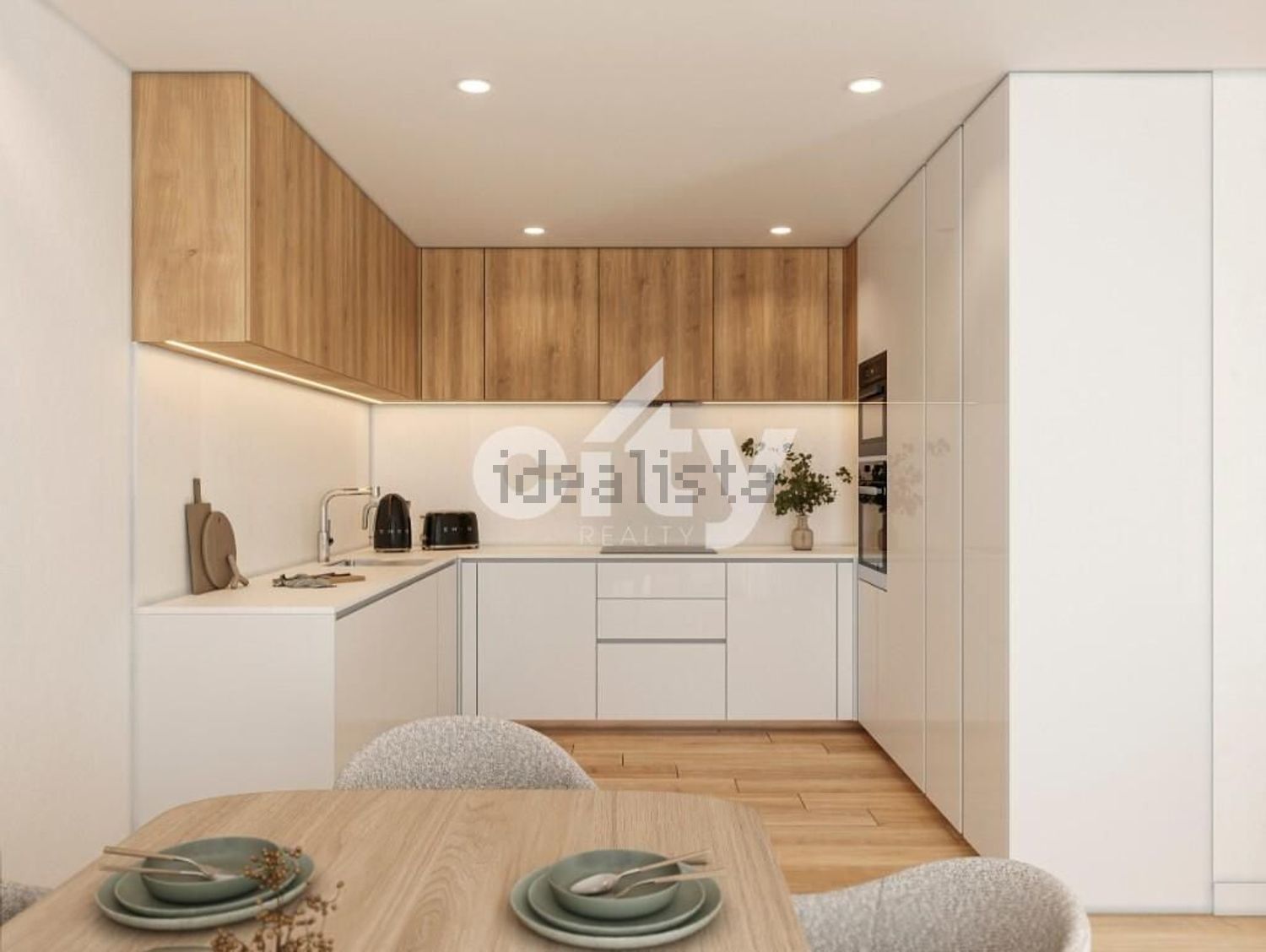 公寓 t2出售在Rua Eurico Rodrigues Lima, 3 a - 厨房