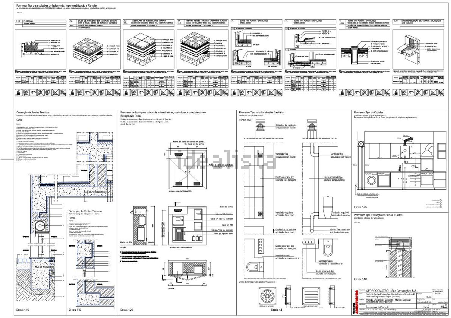联排别墅出售在Rua Fonte do Nico, 46 Lote 46 - 平面图