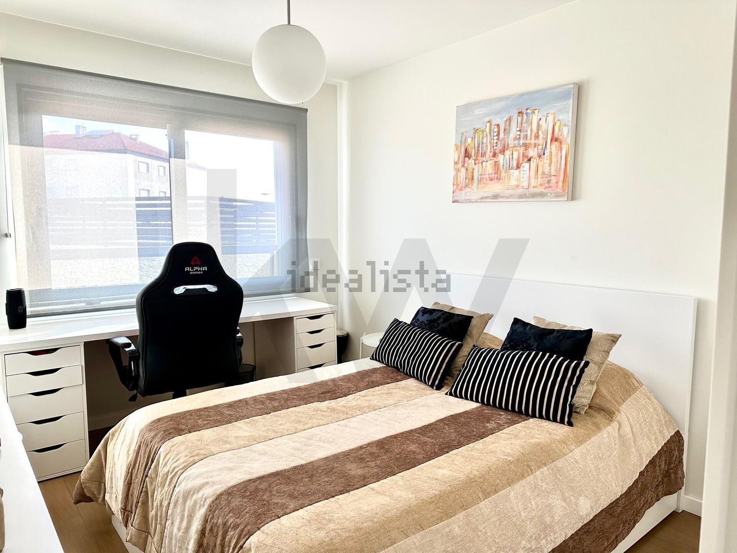 出租公寓 t2在Rua das Flores s/n - 卧室