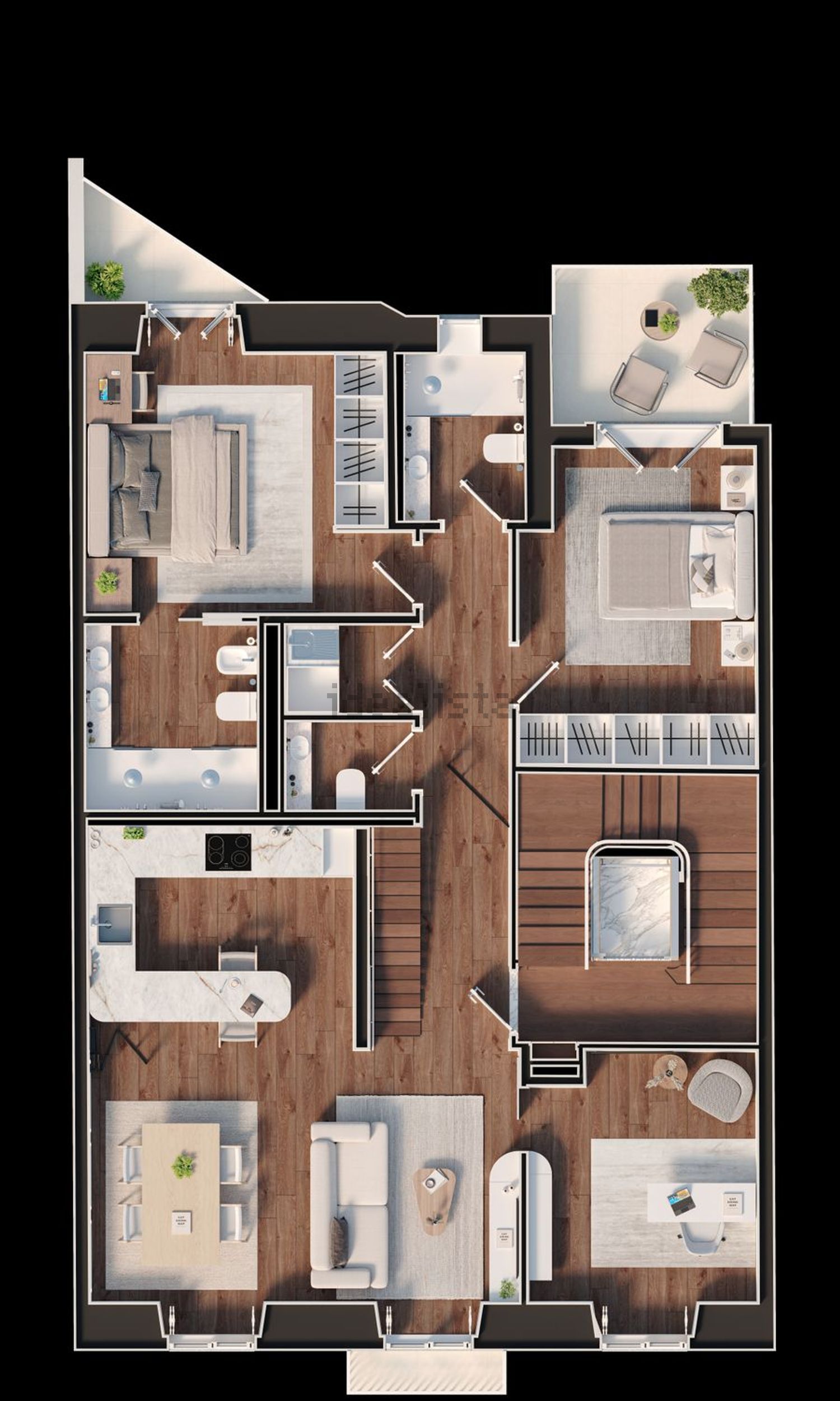复式公寓出售在Avenida Duque de Loulé, 52 - 平面图